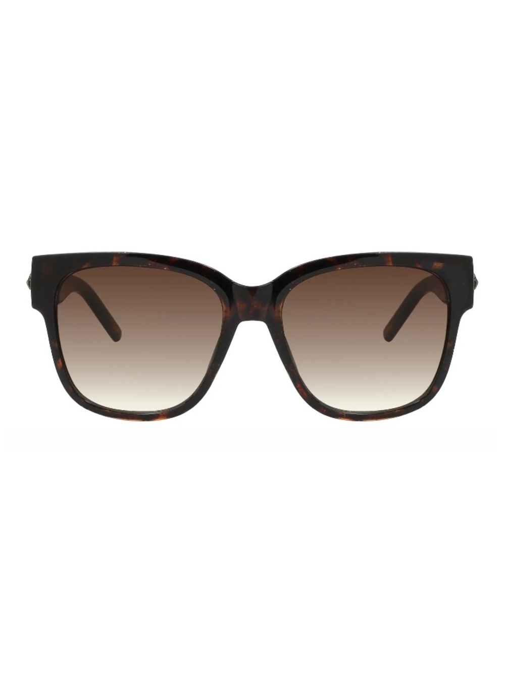 Kurt Geiger London 55mm Gradient Square Sunglasses in Glittery Tortoise - Picture 2 of 9
